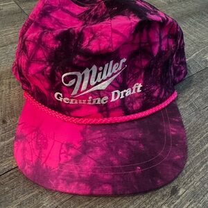 Miller Genuine Draft Pink Tie-Dye Cap